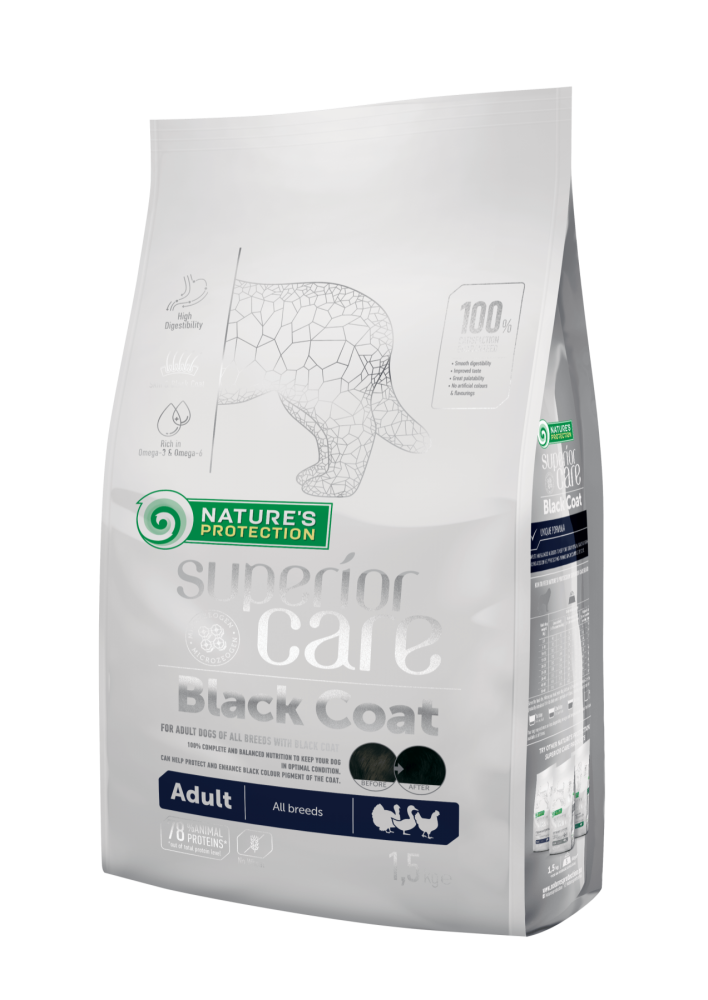 Сухой корм для взрослых собак с черным окрасом шерсти всех пород Nature's Protection Superior Care Black Coat Adult All Breeds 1.5кг (NPSC45790)
Сухой корм для взрослых собак с черным окрасом шерсти всех пород Nature's Protection Superior Care Black Coat Adult All Breeds 1.5кг (NPSC45790)