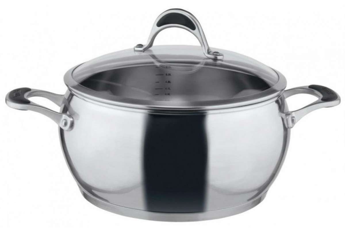 Кастрюля из нержавеющей стали Vinzer Harmony 1.8 л Ø16 см с индукционным дном и стеклянной крышкой (VZ-89046-к)
Кастрюля из нержавеющей стали Vinzer Harmony 1.8 л Ø16 см с индукционным дном и стеклянной крышкой (VZ-89046-к)