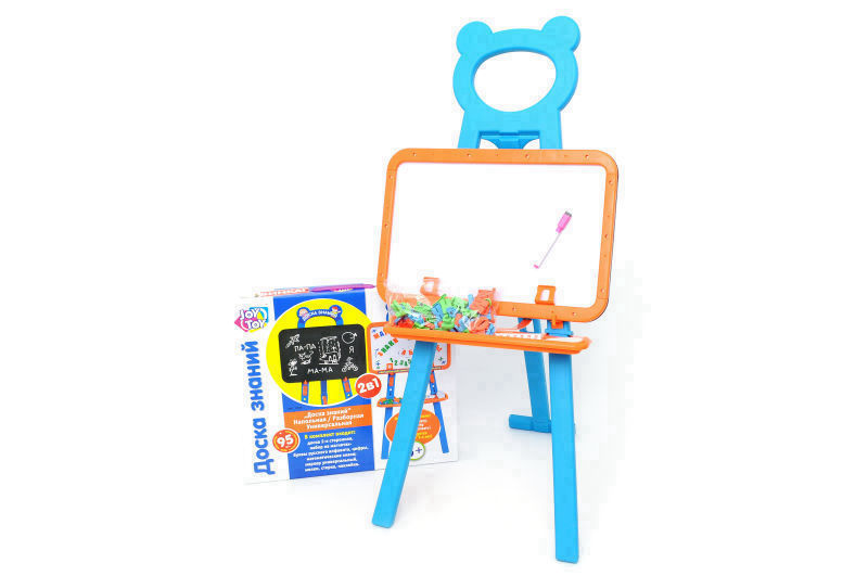 Дошка для малювання магнітна Joy Toy "Дошка знань" двостороння 52*32*7 см., синьо-білий КІ-0703
Дошка для малювання магнітна Joy Toy "Дошка знань" двостороння 52*32*7 см., синьо-білий КІ-0703