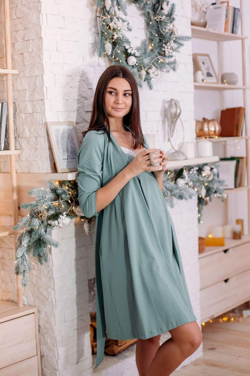 Комплект для беременных и кормящих Мамин Дом Mint 42 Зеленый 25310+24168
Комплект для беременных и кормящих Мамин Дом Mint 42 Зеленый 25310+24168