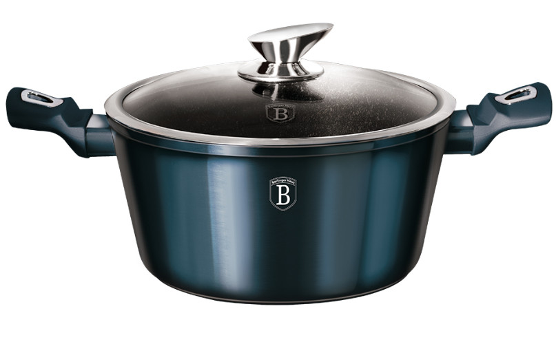 Кастрюля алюминиевая Berlinger Haus Aquamarine Metallic Line 2.5 л Ø20 см с индукционным дном и мраморным антипригарным покрытием (BH-1878)
Кастрюля алюминиевая Berlinger Haus Aquamarine Metallic Line 2.5 л Ø20 см с индукционным дном и мраморным антипригарным покрытием (BH-1878)