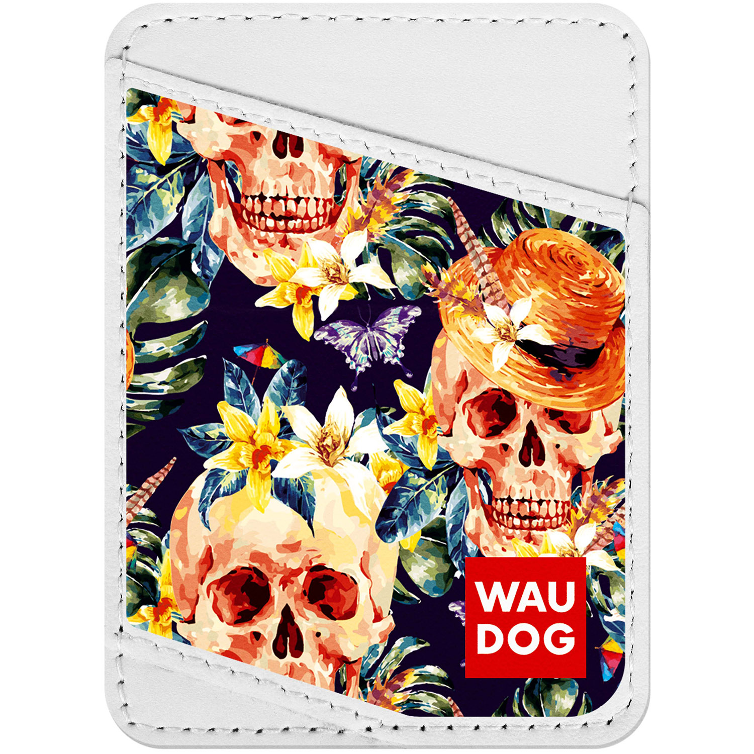 Визитница WAUDOG Design с рисунком "Гламурные черепа", премиум кожа Белая (0408-0052-15)
Визитница WAUDOG Design с рисунком "Гламурные черепа", премиум кожа Белая (0408-0052-15)