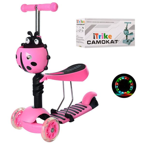 Самокат-беговел iTrike MAXI JR 3-054-E-P Божья коровка Розовый (120 мм PVC передние и 100 PU мм задние)
Самокат-беговел iTrike MAXI JR 3-054-E-P Божья коровка Розовый (120 мм PVC передние и 100 PU мм задние)