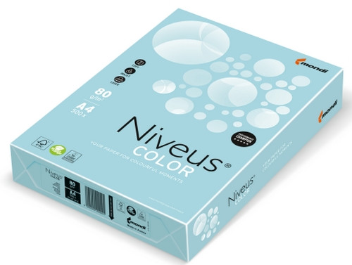 Бумага цветная пастель Niveus MB30 500 листов А4 80 г/м2 голубой (A4.80.NVP.MB30.500)
Бумага цветная пастель Niveus MB30 500 листов А4 80 г/м2 голубой (A4.80.NVP.MB30.500)