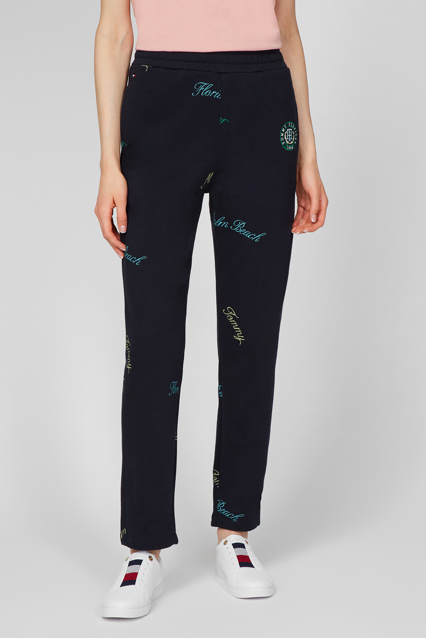 Женские темно-синие спортивные брюки ALL OVER TAPERED Tommy Hilfiger XS WW0WW30827
Женские темно-синие спортивные брюки ALL OVER TAPERED Tommy Hilfiger XS WW0WW30827