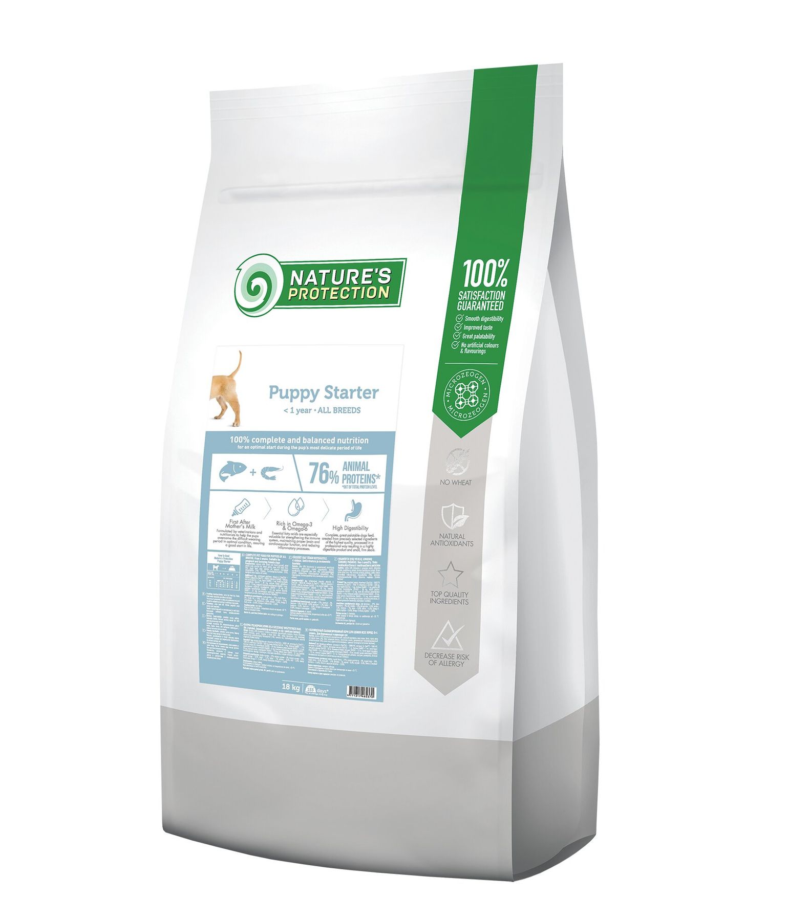 Корм для щенков с первых недель жизни Nature's Protection Puppy Starter 18 кг
Корм для щенков с первых недель жизни Nature's Protection Puppy Starter 18 кг