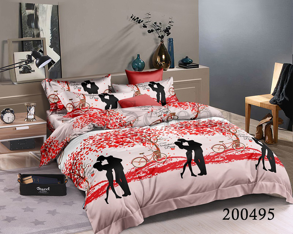 Комплект постельного белья Selena Ранфорс Свидание двуспальный 200495
Комплект постельного белья Selena Ранфорс Свидание двуспальный 200495