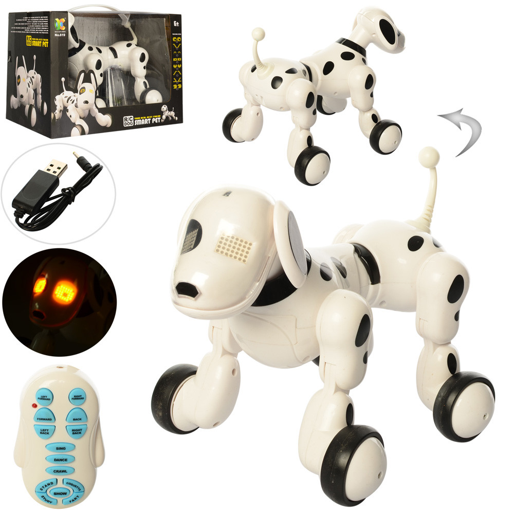 Интерактивная игрушка собака робот на радиоуправлении Best Toys со светом, звуком (619 )
Интерактивная игрушка собака робот на радиоуправлении Best Toys со светом, звуком (619 )