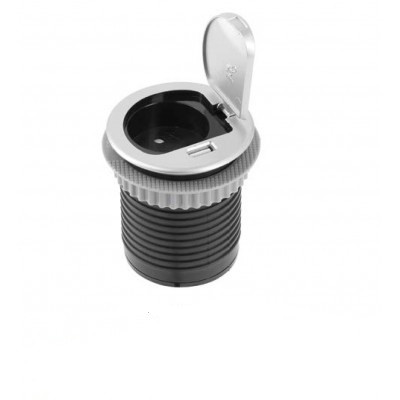 Удлинитель для офиса GTV на 1 розетку SCHUKO с заземлением, зарядка USB 5V 2A, серый
Удлинитель для офиса GTV на 1 розетку SCHUKO с заземлением, зарядка USB 5V 2A, серый