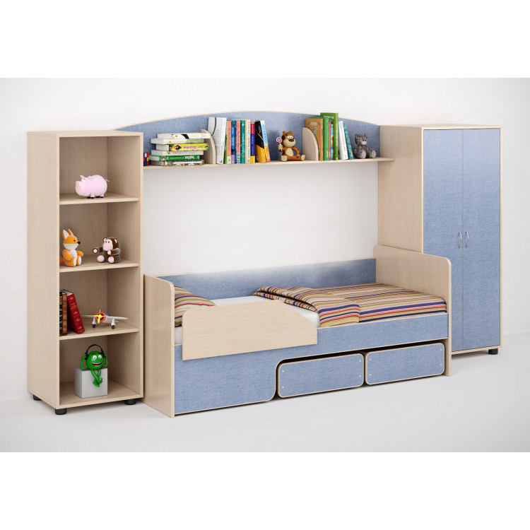 Детская комната KidsBunkBed D-025 дуб молочный терра голубая 2892 мм x754 мм x1428 мм
Детская комната KidsBunkBed D-025 дуб молочный терра голубая 2892 мм x754 мм x1428 мм
