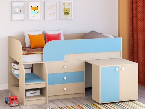Детская кровать чердак KidsBunkBedCH 62.1 дуб молочный лазурь 1632 х 990 х 900 мм
Детская кровать чердак KidsBunkBedCH 62.1 дуб молочный лазурь 1632 х 990 х 900 мм