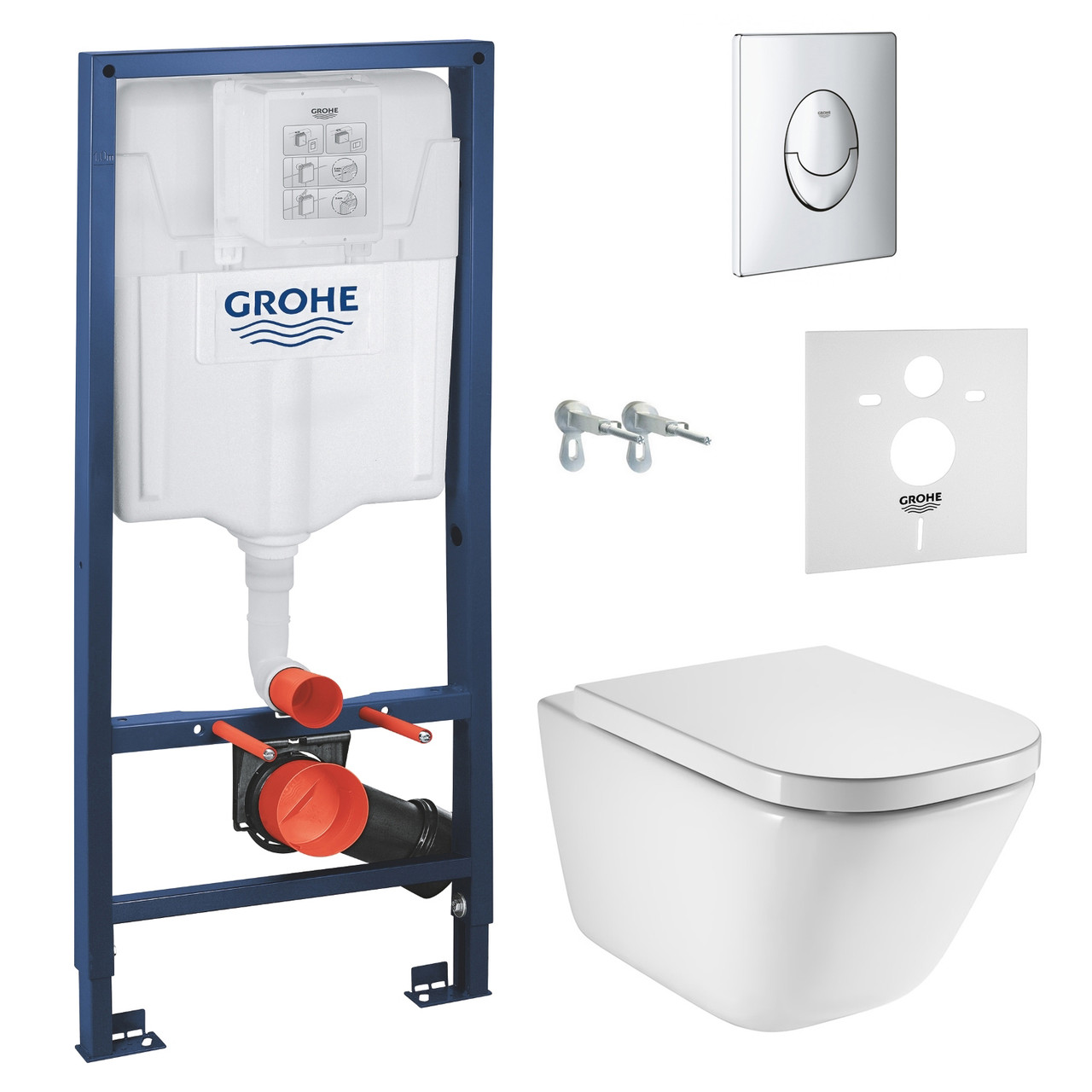 Инсталляция Grohe Rapid SL 38721001 +унитаз подвесной Roca Gap Rimless с сидением soft close
Инсталляция Grohe Rapid SL 38721001 +унитаз подвесной Roca Gap Rimless с сидением soft close