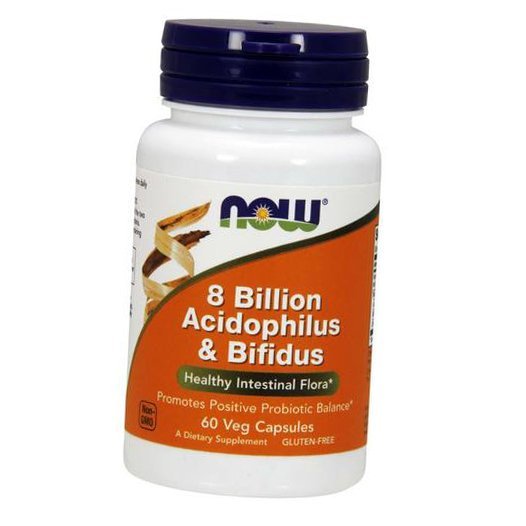 Смесь Пробиотиков, 8 Billion Acidophilus & Bifidus, Now Foods 60вегкапс (69128004)
Смесь Пробиотиков, 8 Billion Acidophilus & Bifidus, Now Foods 60вегкапс (69128004)