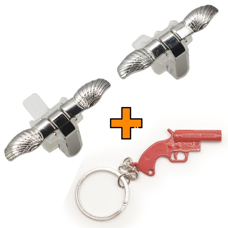 Игровые контроллеры Marpiel TS (геймпад триггеры курки для смартфона для PUBG) + брелок Flare Gun
Игровые контроллеры Marpiel TS (геймпад триггеры курки для смартфона для PUBG) + брелок Flare Gun