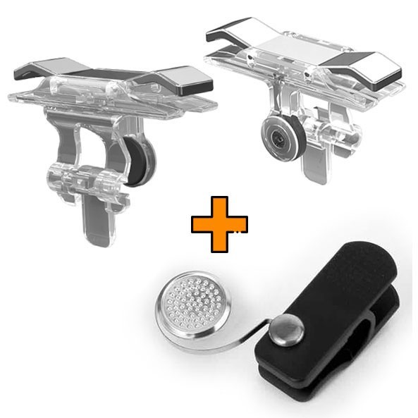 Игровые контроллеры Marpiel E9 Silver (геймпад триггеры курки для смартфона для PUBG) + кнопка движения M6
Игровые контроллеры Marpiel E9 Silver (геймпад триггеры курки для смартфона для PUBG) + кнопка движения M6
