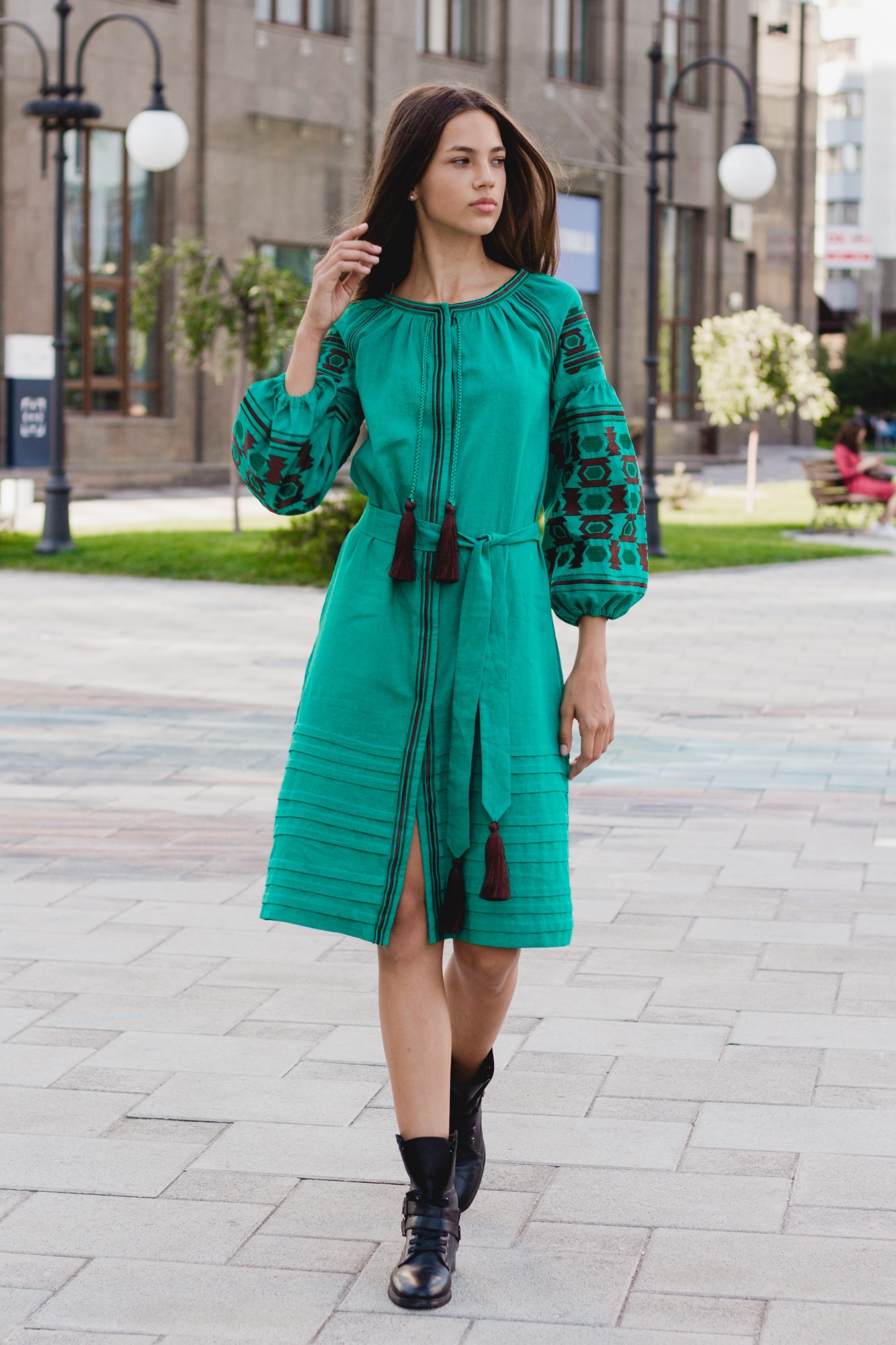 Сукня UkrLook з вишивкою «Лісова пісня» Зелена, Сукня UkrLook з вишивкою «Лісова пісня» M Зелена
Сукня UkrLook з вишивкою «Лісова пісня» Зелена, Сукня UkrLook з вишивкою «Лісова пісня» M Зелена