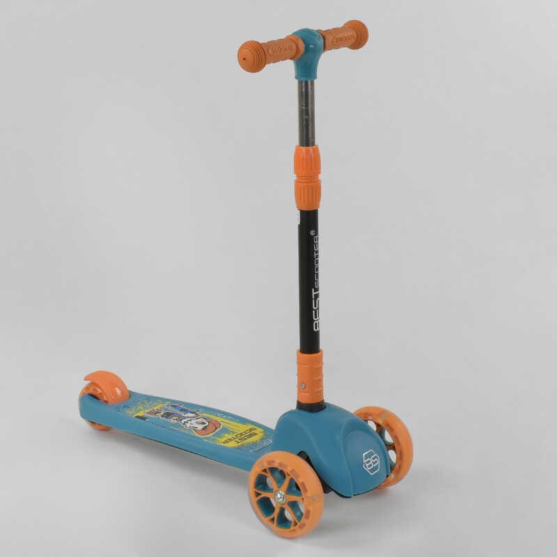 Самокат трехколесный детский с подсветкой колес складной Best Scooter 45567 голубой
Самокат трехколесный детский с подсветкой колес складной Best Scooter 45567 голубой