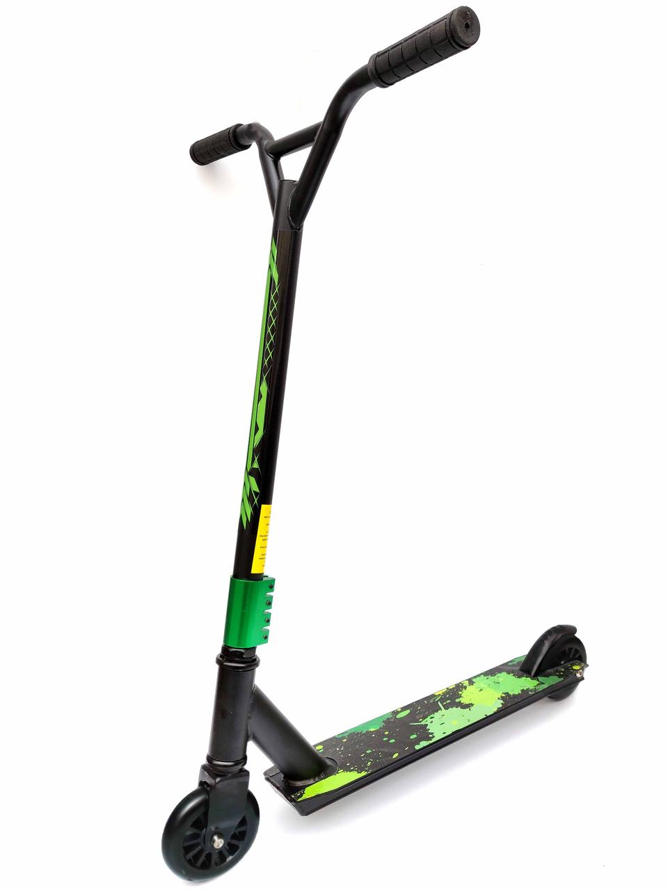 Самокат трюковый Scooter Scout Original My Go 300 до 100 кг Черно-зеленый
Самокат трюковый Scooter Scout Original My Go 300 до 100 кг Черно-зеленый