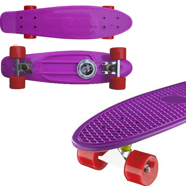 Скейт Пенни Борд Penny My Go Fish Skateboards 22" Фиолетовый, красные колеса
Скейт Пенни Борд Penny My Go Fish Skateboards 22" Фиолетовый, красные колеса