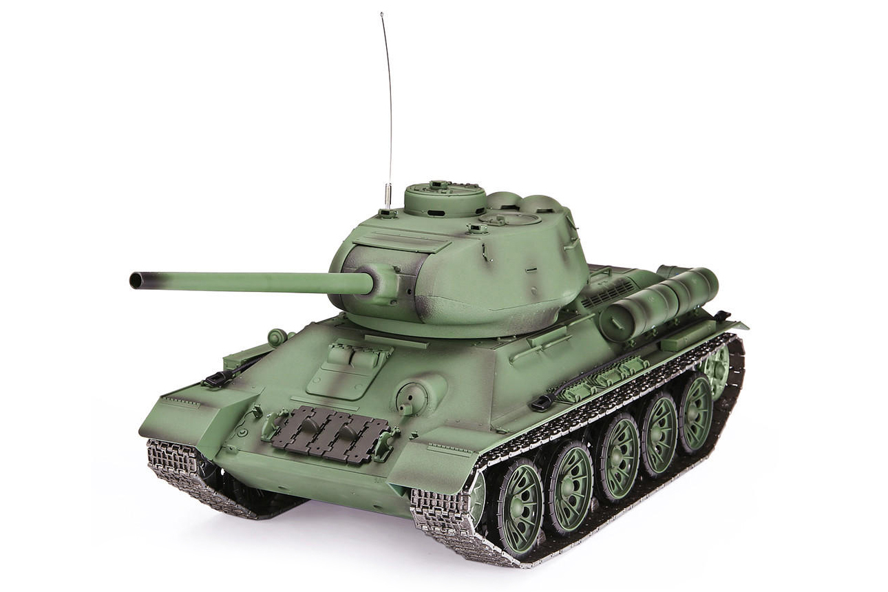 Танк на радиоуправлении 1:16 Heng Long T-34 с пневмопушкой и и/к боем (Upgrade)
Танк на радиоуправлении 1:16 Heng Long T-34 с пневмопушкой и и/к боем (Upgrade)