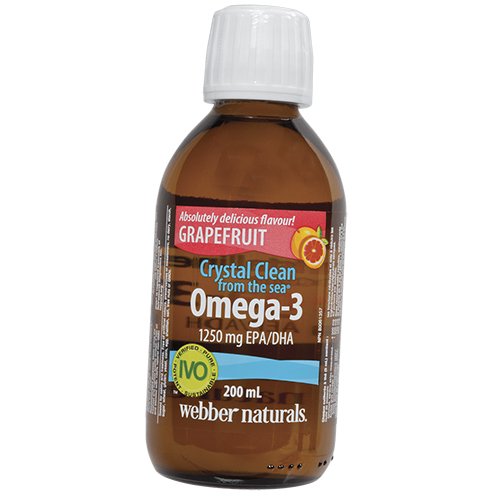 Омега 3 Жидкая, Crystal Clean from the Sea Omega-3 1250, Webber Naturals 200мл Грейпфрут (67485001)
Омега 3 Жидкая, Crystal Clean from the Sea Omega-3 1250, Webber Naturals 200мл Грейпфрут (67485001)
