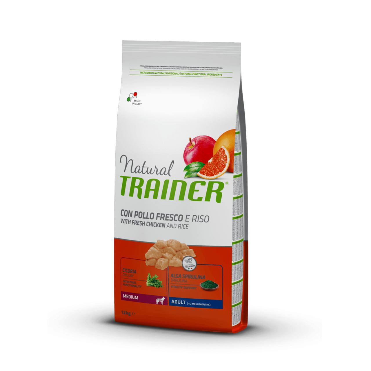 Сухой корм Trainer (Трейнер) Adult Medium Con Pollo Fresco, Riso&Aloe Vera для взрослых собак средних пород,
Сухой корм Trainer (Трейнер) Adult Medium Con Pollo Fresco, Riso&Aloe Vera для взрослых собак средних пород,