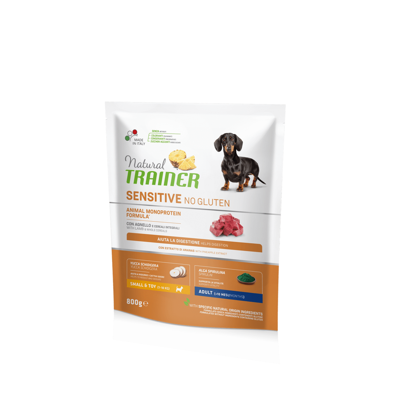 Сухой корм Trainer (Трейнер) Dog Sensitive Adult Mini для взрослых собак мелких пород с ягнятиной, 0,8 кг
Сухой корм Trainer (Трейнер) Dog Sensitive Adult Mini для взрослых собак мелких пород с ягнятиной, 0,8 кг