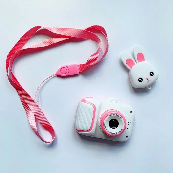 Цифровой детский фотоаппарат с силиконовой крышкой в форме зайчика Cartoon Camera с цветным дисплеем и играми White (Х11)
Цифровой детский фотоаппарат с силиконовой крышкой в форме зайчика Cartoon Camera с цветным дисплеем и играми White (Х11)