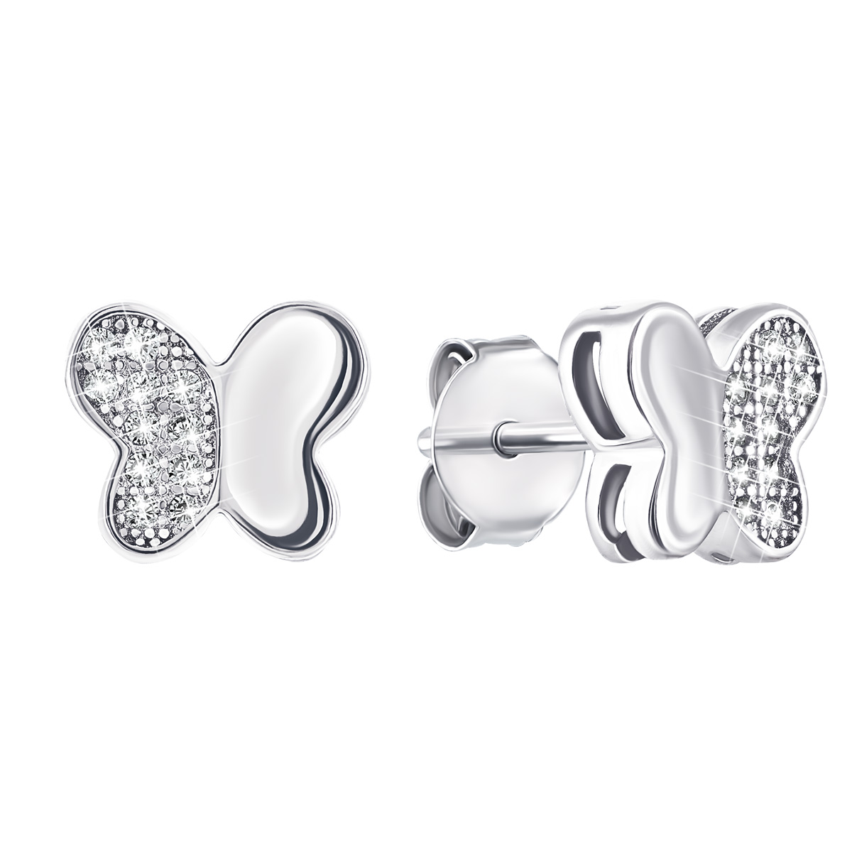 Серебряные пуссеты Бабочка с фианитами SE740
Серебряные пуссеты Бабочка с фианитами SE740