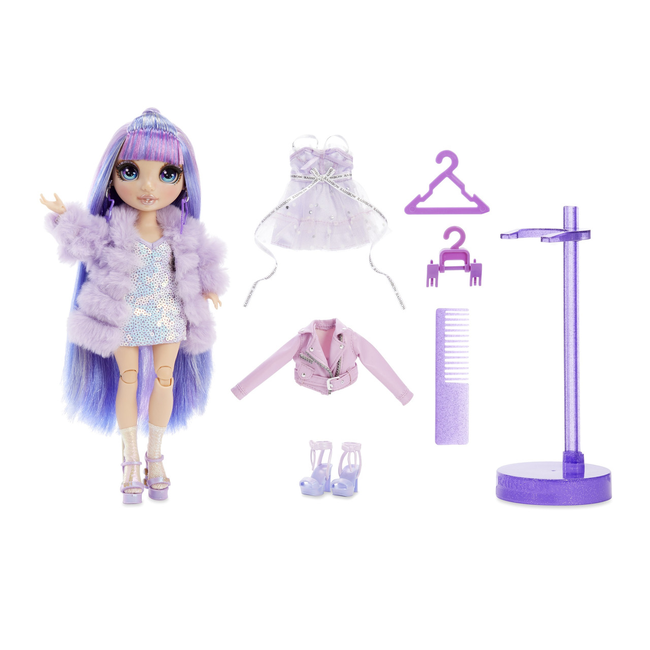 Кукла Рейнбоу Хай Вайолет Уиллоу Rainbow High Violet Willow - Purple Clothes Fashion Doll
Кукла Рейнбоу Хай Вайолет Уиллоу Rainbow High Violet Willow - Purple Clothes Fashion Doll