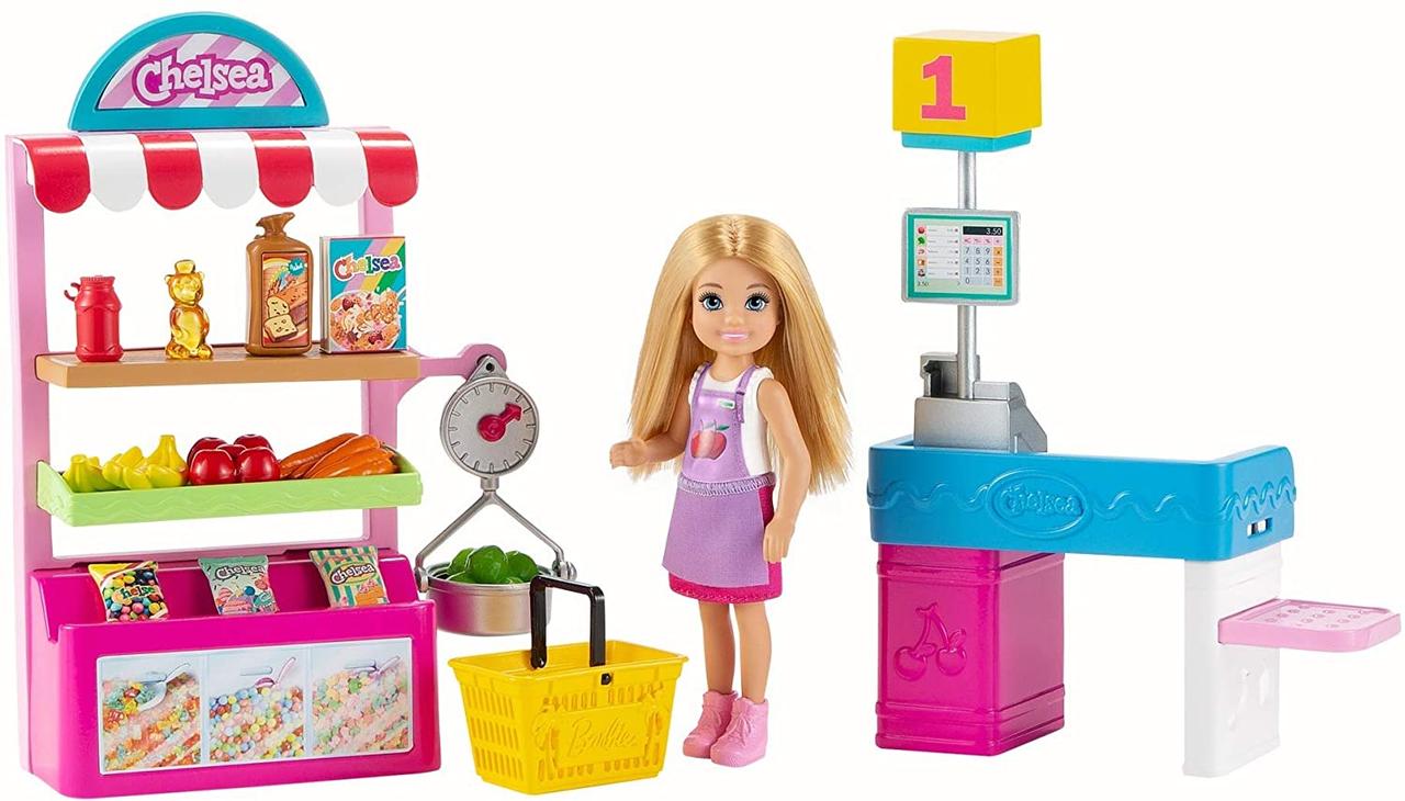 Кукла Барби Челси Я могу быть продавец Barbie Chelsea Can Be Snack Stand Playset
Кукла Барби Челси Я могу быть продавец Barbie Chelsea Can Be Snack Stand Playset