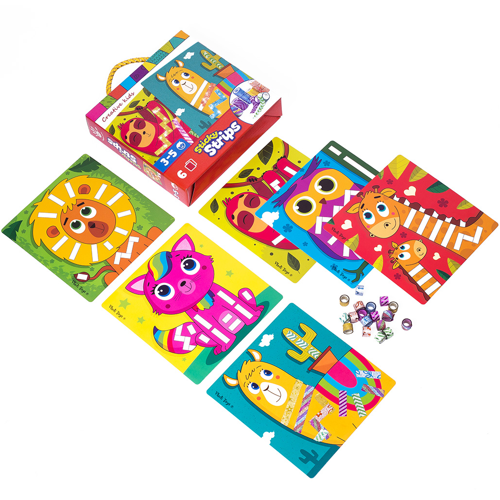 Набор для творчества "Sticky strips. Лама" (укр), в коробке 23*24*5см, Украина, ТМ Влади Тойс (VT4433-04)
Набор для творчества "Sticky strips. Лама" (укр), в коробке 23*24*5см, Украина, ТМ Влади Тойс (VT4433-04)