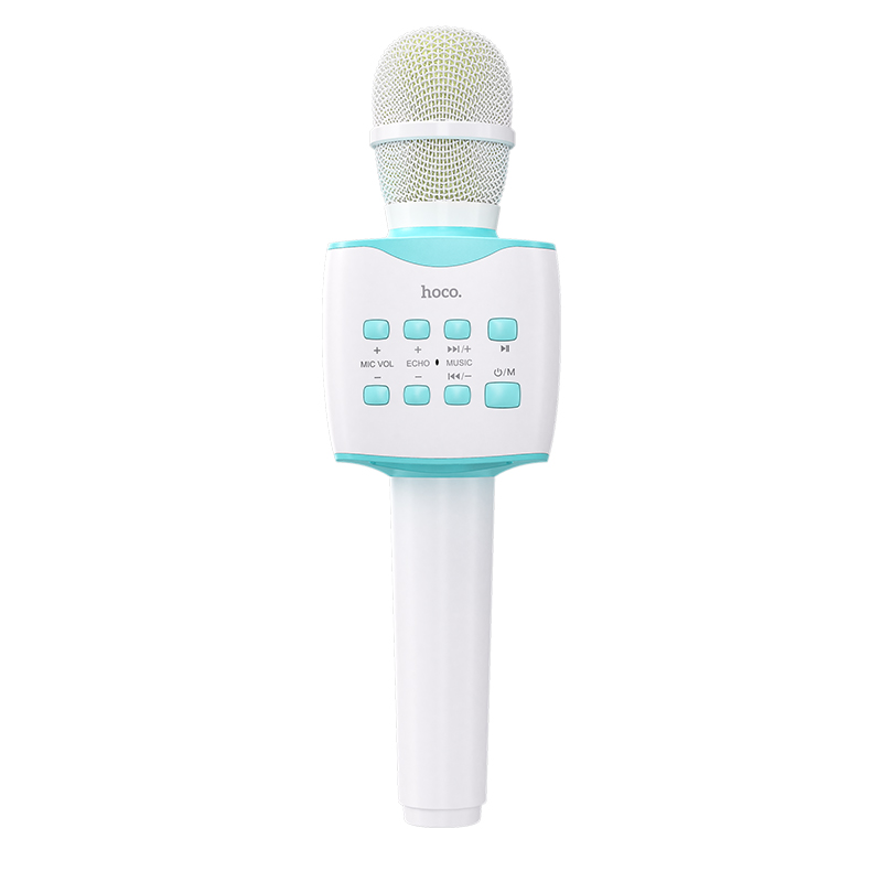 Беспроводной Караоке Микрофон Колонка HOCO Cantando karaoke microphone BK5 |BT5.0, DSP, 3-6h, TF, USB| white-blue
Беспроводной Караоке Микрофон Колонка HOCO Cantando karaoke microphone BK5 |BT5.0, DSP, 3-6h, TF, USB| white-blue