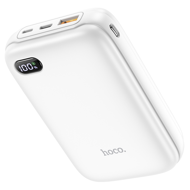 УМБ HOCO Galax fully compatible power bank LED Display 20000mAh Q2a |1USB/1Type-C, PD20W/QC3.0, 5A| White
УМБ HOCO Galax fully compatible power bank LED Display 20000mAh Q2a |1USB/1Type-C, PD20W/QC3.0, 5A| White