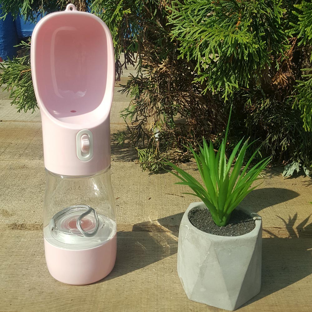 Бутылка два в одном (вода+корм) для собак и кошек переносная Hoopet розовая (2547 pink)
Бутылка два в одном (вода+корм) для собак и кошек переносная Hoopet розовая (2547 pink)