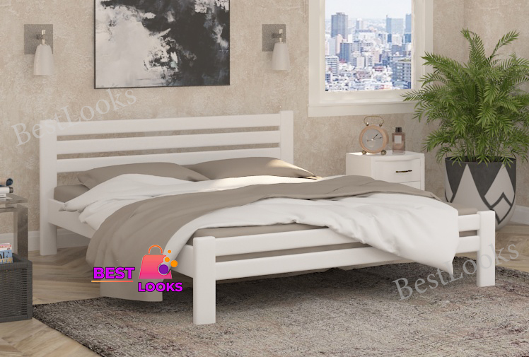 Кровать деревянная двуспальная 180х190 Премьера Wellmebely сосна Белый Л6
Кровать деревянная двуспальная 180х190 Премьера Wellmebely сосна Белый Л6