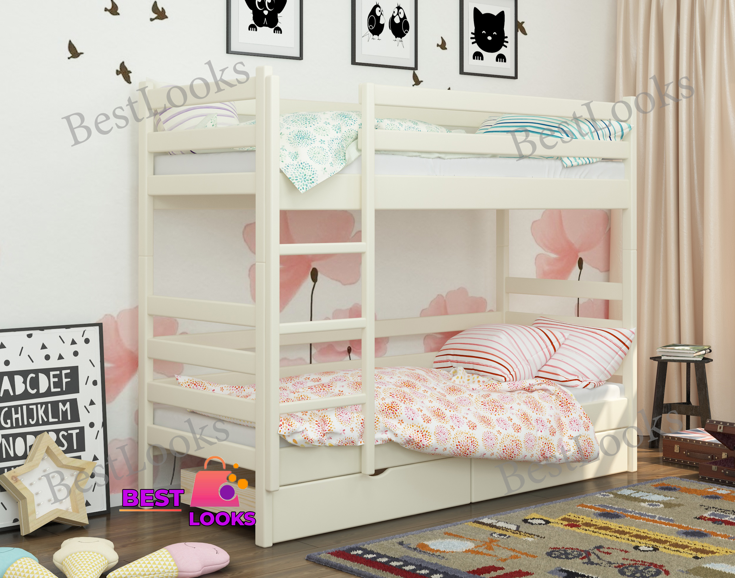 Кровать Двухъярусная с Ящиками 80х190 Wellmebely Соня Трансформер сосна Бежевый Л6
Кровать Двухъярусная с Ящиками 80х190 Wellmebely Соня Трансформер сосна Бежевый Л6