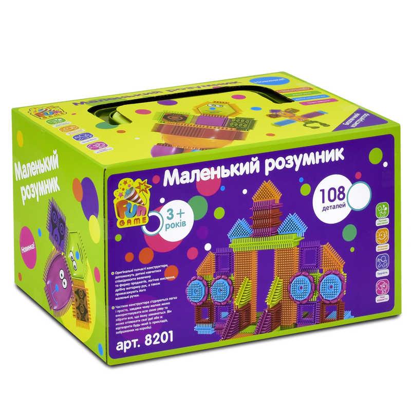 Конструктор игольчатый 8201 "Маленький Розумник" (9) 108 деталей, в чемодане "FUN GAME"
Конструктор игольчатый 8201 "Маленький Розумник" (9) 108 деталей, в чемодане "FUN GAME"