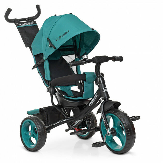 Детский трехколесный велосипед Turbo Trike M 3113-4-1 колеса пена Родительская ручка Бирюзовый
Детский трехколесный велосипед Turbo Trike M 3113-4-1 колеса пена Родительская ручка Бирюзовый