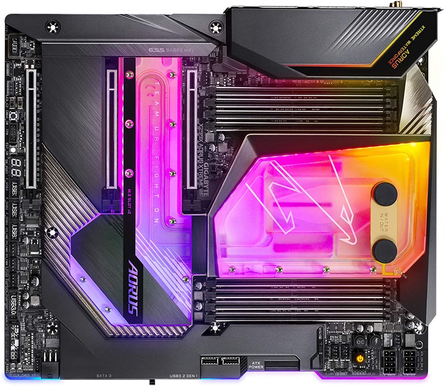 Материнська плата GIGABYTE X299X AORUS XTREME WF s2066 X299 8DDR4 M.2 2xDP 10GbE LAN 802.11ax+BT5 Type-C SPDIF ATX
Материнська плата GIGABYTE X299X AORUS XTREME WF s2066 X299 8DDR4 M.2 2xDP 10GbE LAN 802.11ax+BT5 Type-C SPDIF ATX