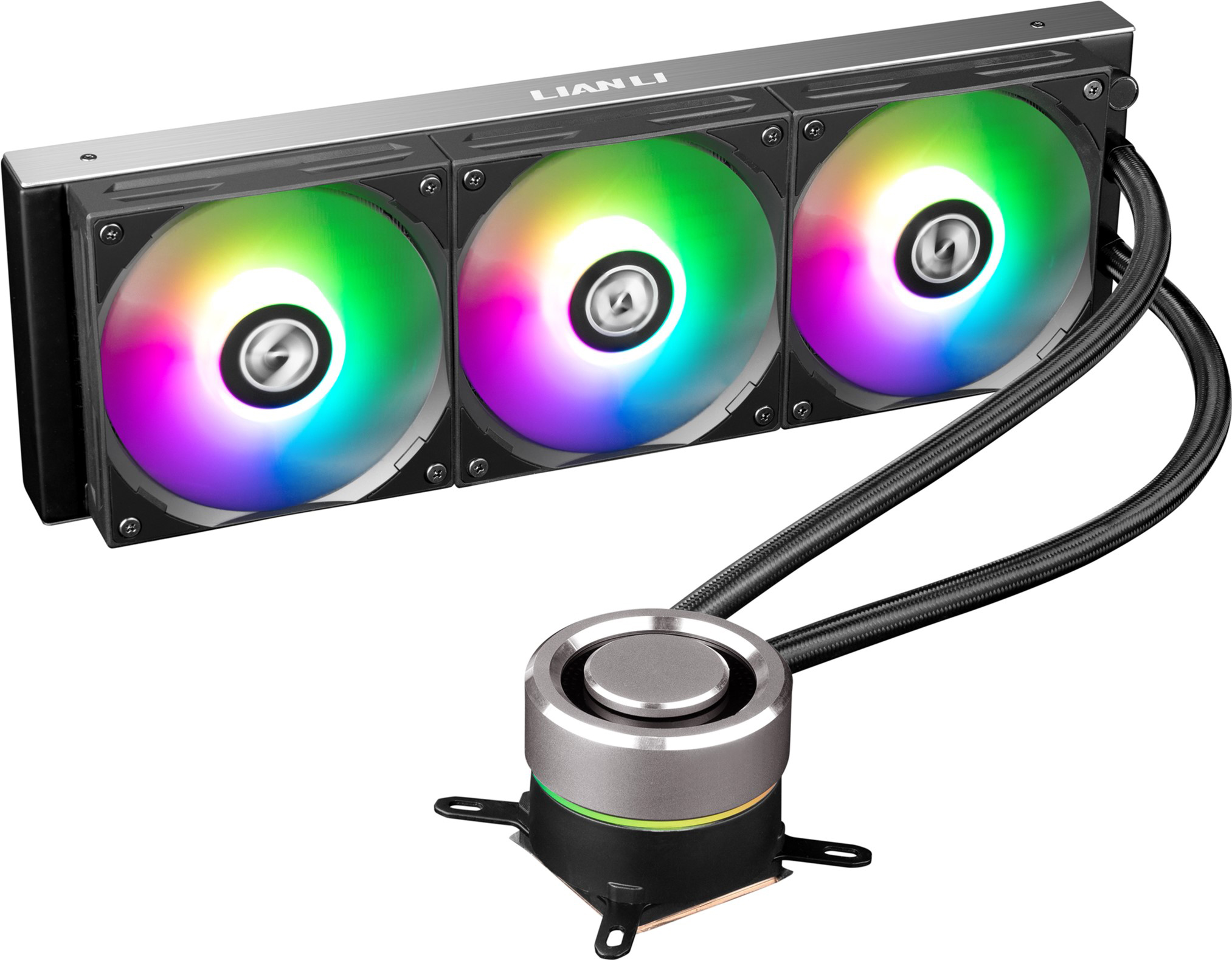 Система жидкостного охлаждения Lian Li Galahad AIO 360 Black Liquid Cooler with RGB (G89.GA360B.00)
Система жидкостного охлаждения Lian Li Galahad AIO 360 Black Liquid Cooler with RGB (G89.GA360B.00)