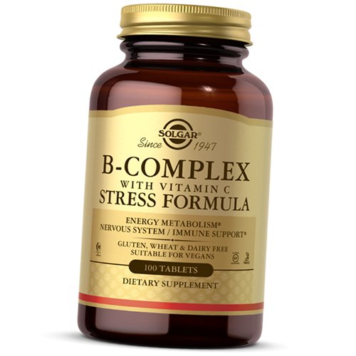 Витамины группы В и Витамин С, B-Complex with Vitamin C, Solgar 100таб (36313106)
Витамины группы В и Витамин С, B-Complex with Vitamin C, Solgar 100таб (36313106)