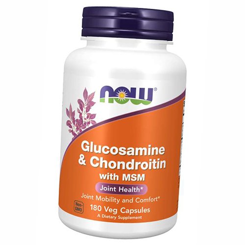 Глюкозамин и Хондроитин с MСM, Glucosamine & Chondroitin with MSM, Now Foods 180вегкапс (03128001)
Глюкозамин и Хондроитин с MСM, Glucosamine & Chondroitin with MSM, Now Foods 180вегкапс (03128001)