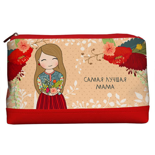 Косметичка дорожная Lovely Presentville Самая лучшая мама на розовом фоне 26x15x8 см
Косметичка дорожная Lovely Presentville Самая лучшая мама на розовом фоне 26x15x8 см