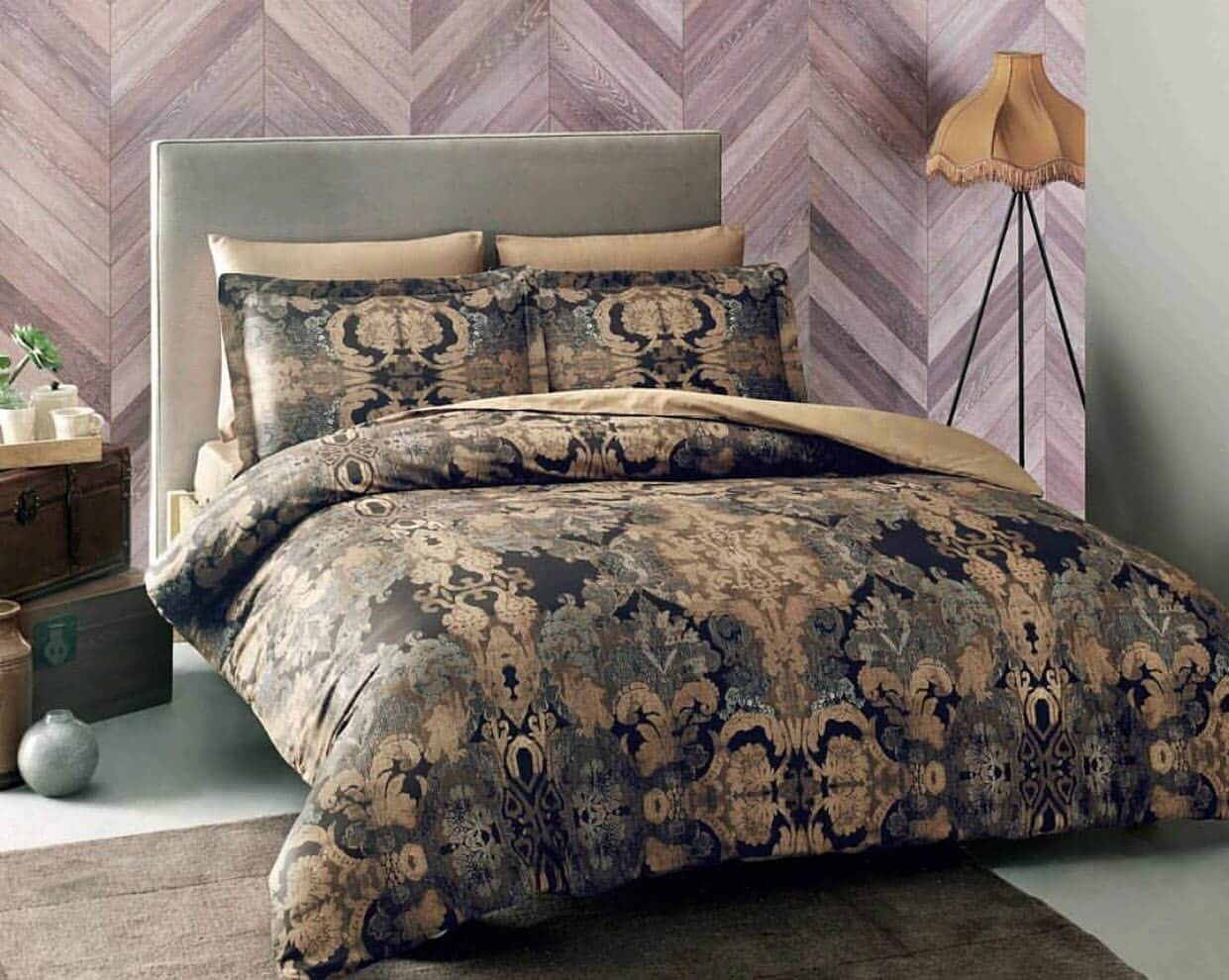 Комплект постельного белья Tac сатин Digital Plein V01 gold семейный золотой
Комплект постельного белья Tac сатин Digital Plein V01 gold семейный золотой