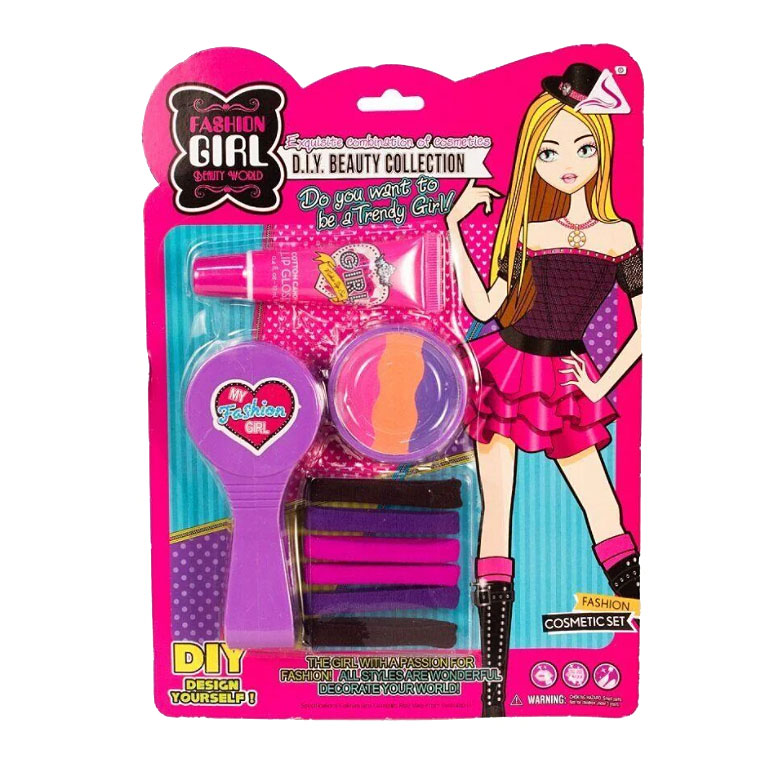 Набор детской косметики Мелки для волос, блеск для губ, резиночки Fashion Girl 78755-BR-95
Набор детской косметики Мелки для волос, блеск для губ, резиночки Fashion Girl 78755-BR-95