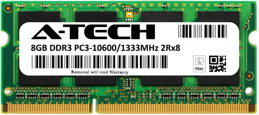 Оперативная память A-Tech 8GB DDR3-1333 (PC3-10600) SODIMM 2Rх8 (AT8G1D3S1333ND8N15V)
Оперативная память A-Tech 8GB DDR3-1333 (PC3-10600) SODIMM 2Rх8 (AT8G1D3S1333ND8N15V)