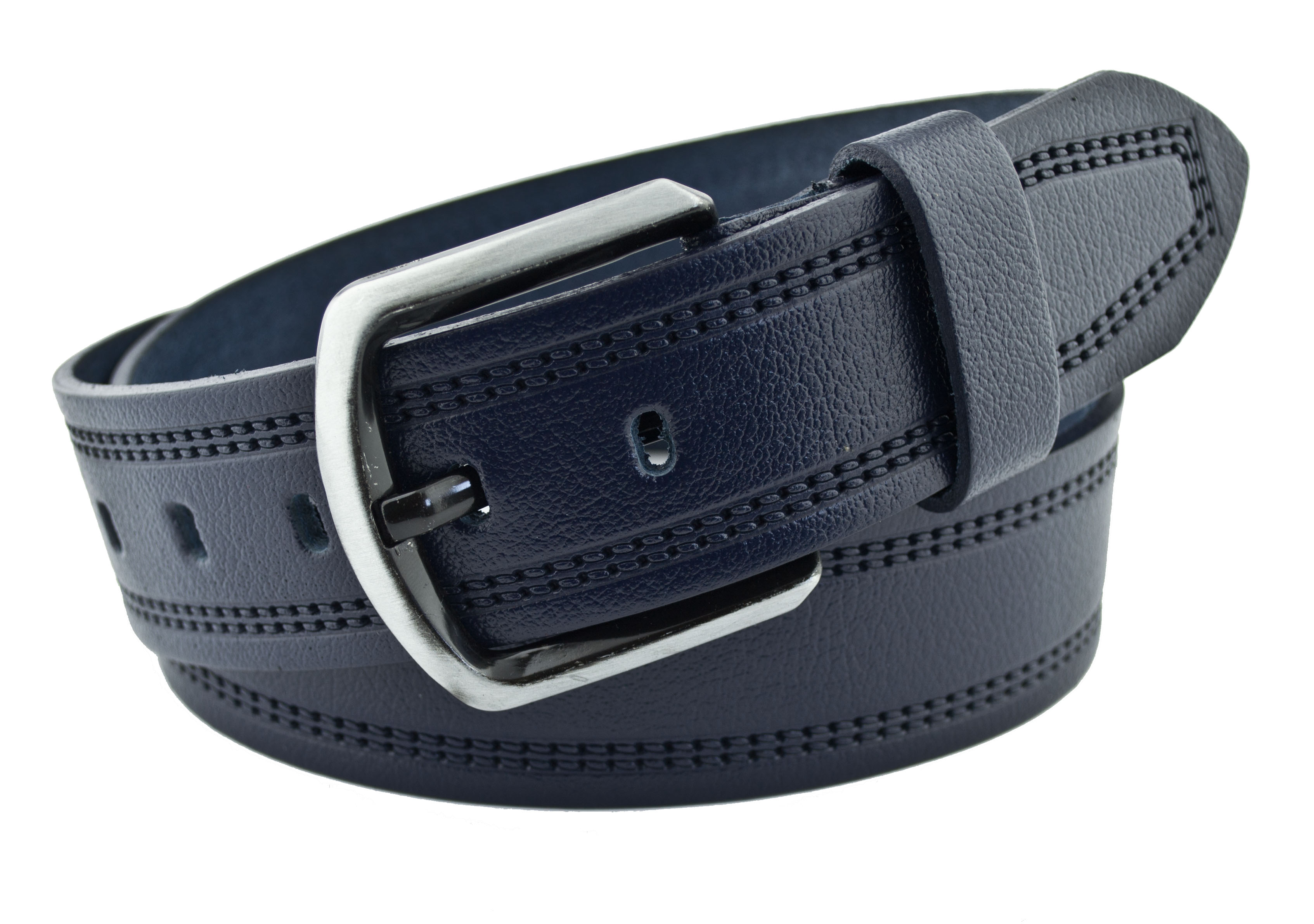 Мужской кожаный ремень Real Leather 4,5 см для джинсов темно синий 110 см-135 см
Мужской кожаный ремень Real Leather 4,5 см для джинсов темно синий 110 см-135 см
