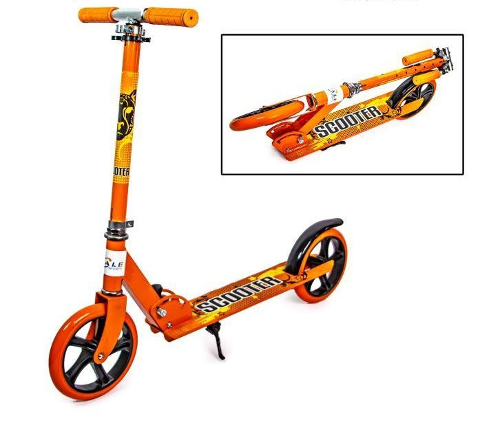 Двухколесный самокат Scooter 460 Orange (складной), оснащен боковой ножкой для вертикальной парковки
Двухколесный самокат Scooter 460 Orange (складной), оснащен боковой ножкой для вертикальной парковки