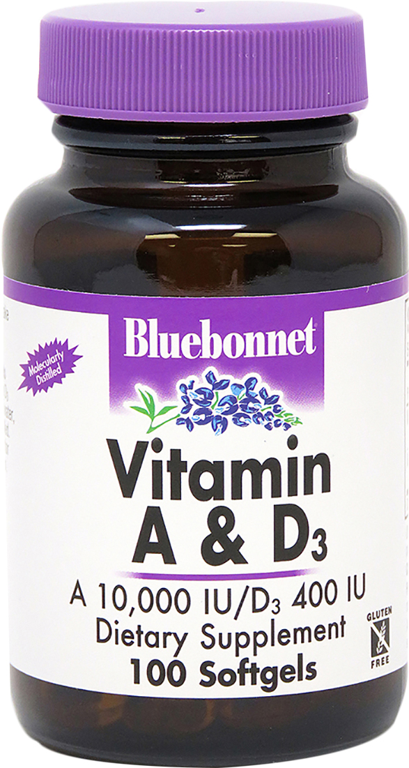 Витамин А и D3 10 000 IU/400 IU Bluebonnet Nutrition 100 жевательных таблеток (743715003002)
Витамин А и D3 10 000 IU/400 IU Bluebonnet Nutrition 100 жевательных таблеток (743715003002)